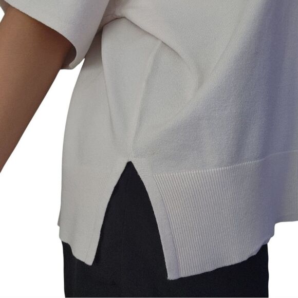 Splendid Women Supersoft Short Sleeve Sweatshirt Screwneck Cozy Boxy Fit XXL - Picture 2 of 11